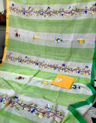Kota Cotton Handwork Saree