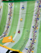Kota Cotton Handwork Saree