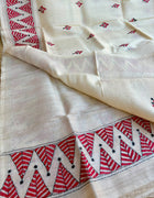Pure Tussar Silk Kantha Saree