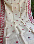 Pure Tussar Silk Kantha Saree