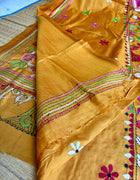 Pure Silk Kantha Saree