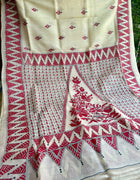 Pure Tussar Silk Kantha Saree