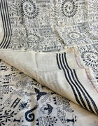 Pure Tussar Silk Kantha Saree