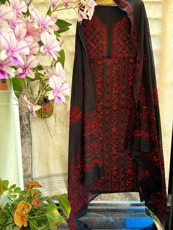 Phulkari Suit in Pure Cotton