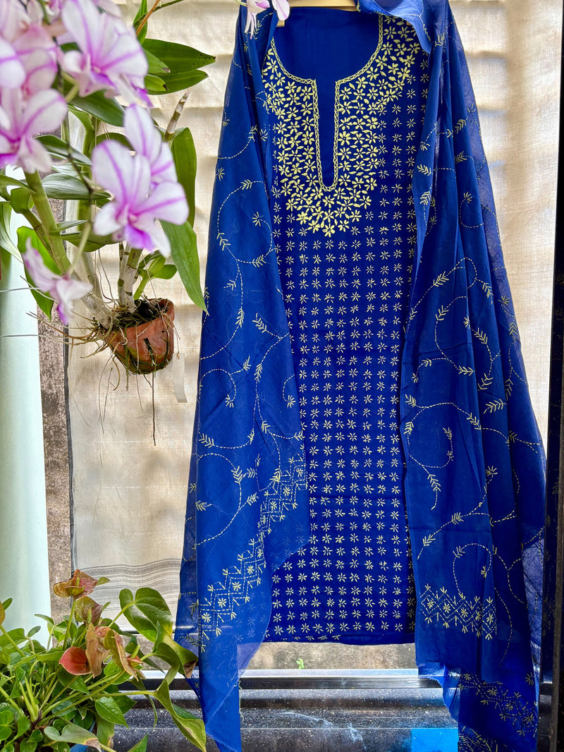 Thread Work Suit in Pure Cotton