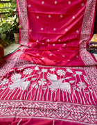 Kantha Work Saree
