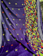 Kantha Work Saree