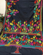 Kantha Work Saree