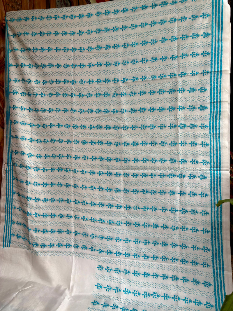 Kantha Work Saree
