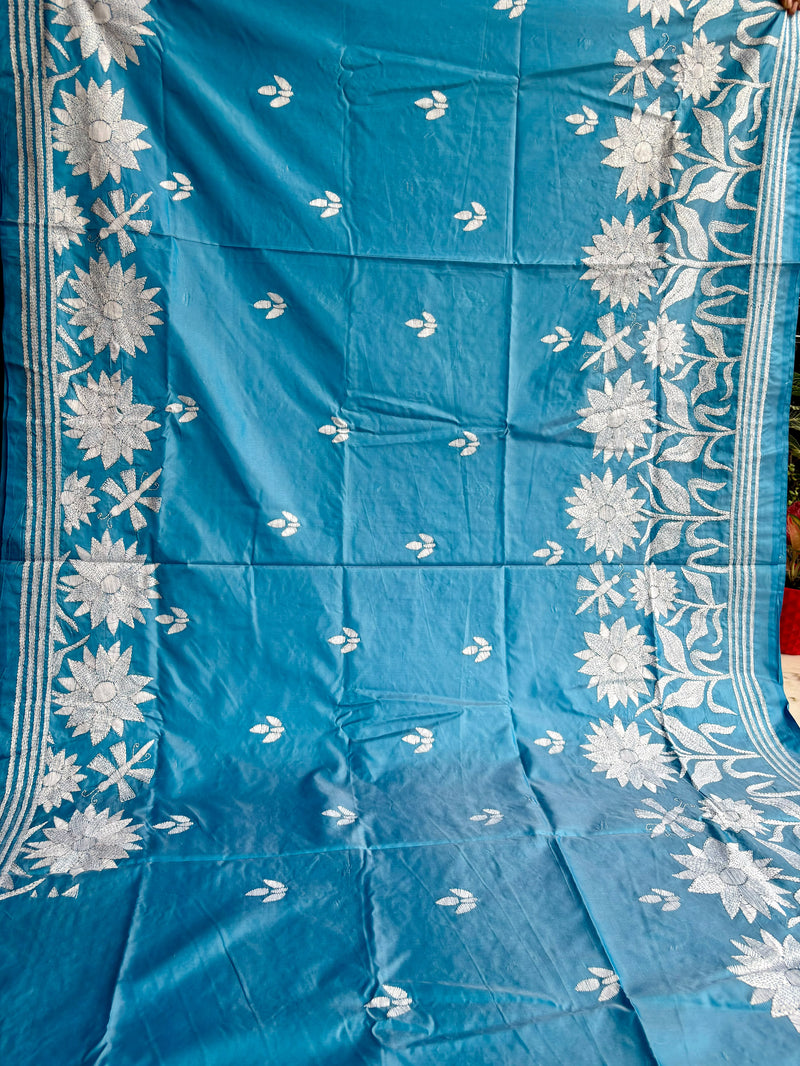 Kantha Work Saree