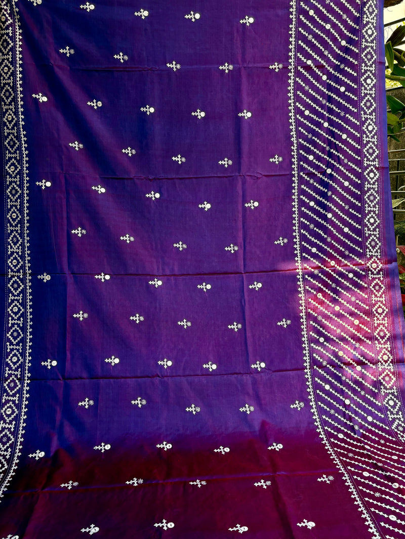Art Silk Kutch Work Saree