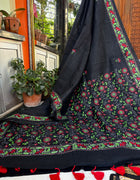 Cotton Kantha Work Saree