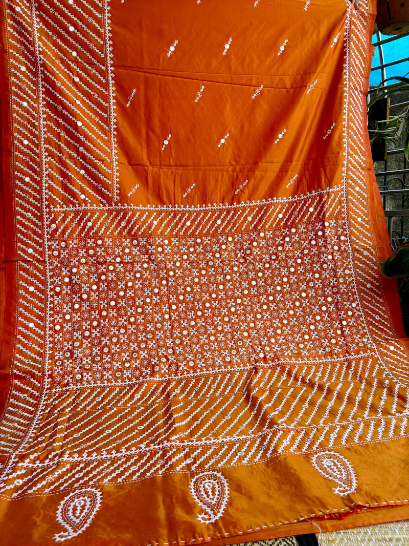 Art Silk Kutch Work Saree