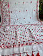 Cotton Kantha Work Saree