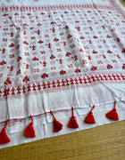 Cotton Kantha Work Saree