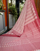 Pure Cotton Ikkat Saree