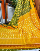 Pure Cotton Ikkat Saree