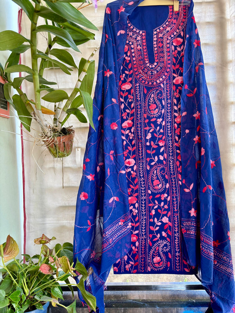 Phulkari Suit in Pure Cotton