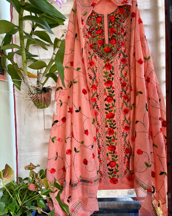 Phulkari Suit in Pure Cotton