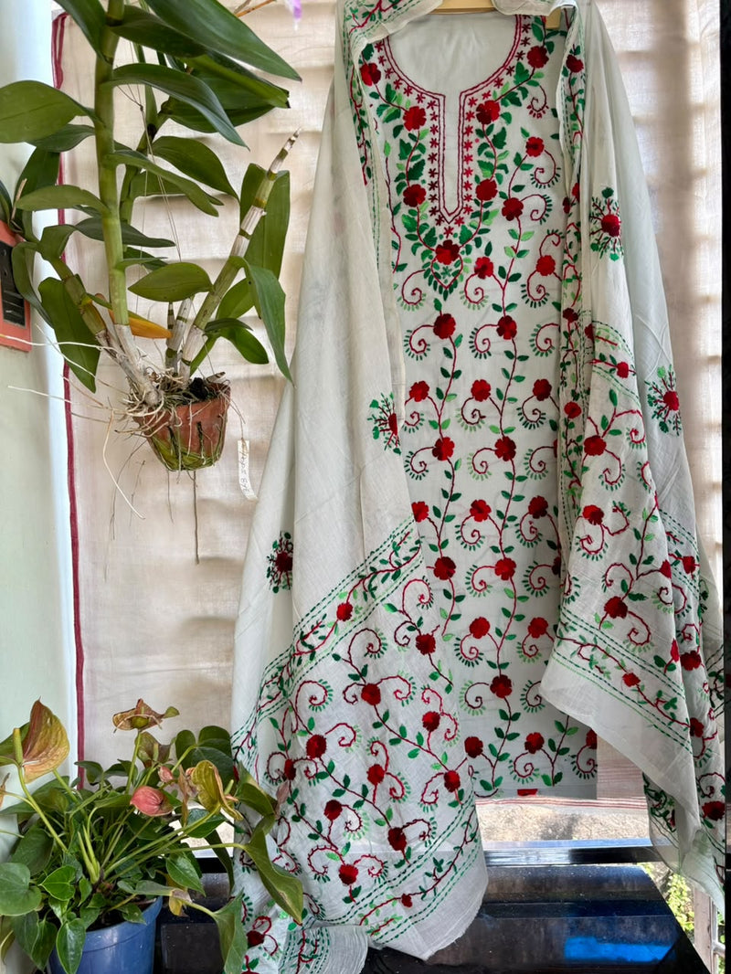 Phulkari Suit in Pure Cotton