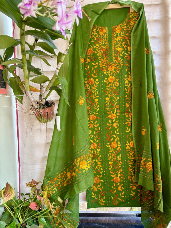 Phulkari Suit in Pure Cotton