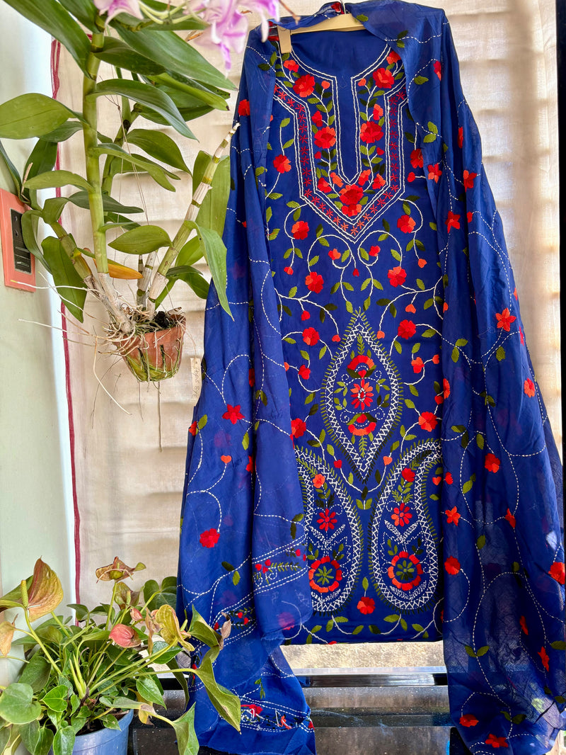 Phulkari Suit in Pure Cotton