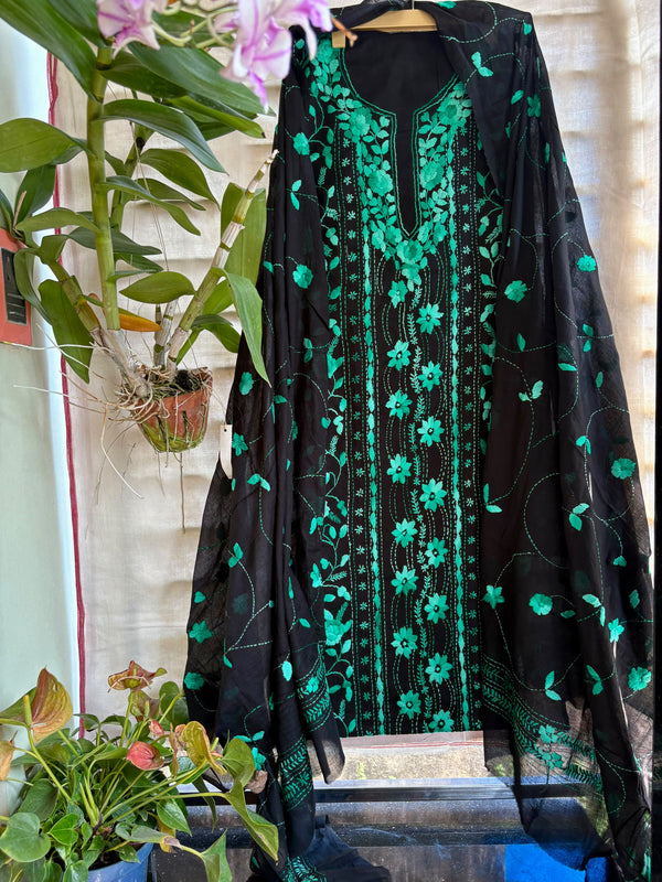 Phulkari Suit in Pure Cotton