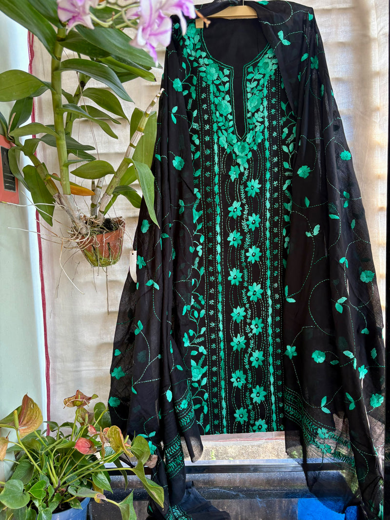 Phulkari Suit in Pure Cotton