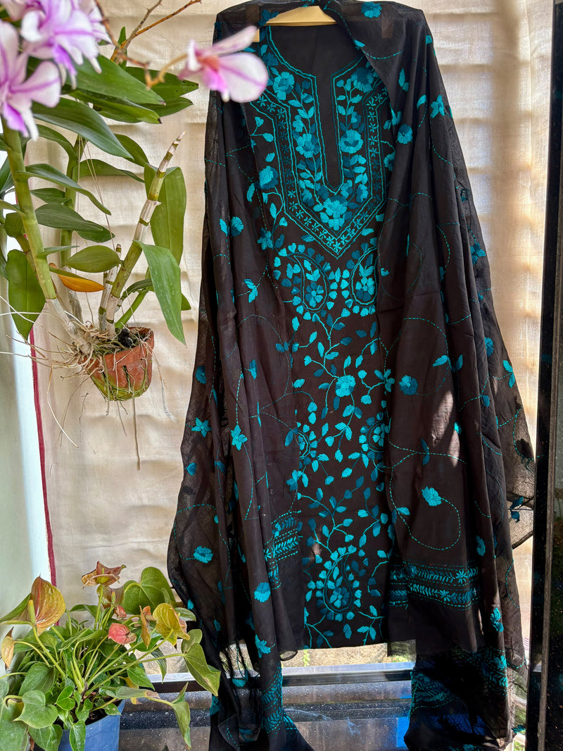 Phulkari Suit in Pure Cotton
