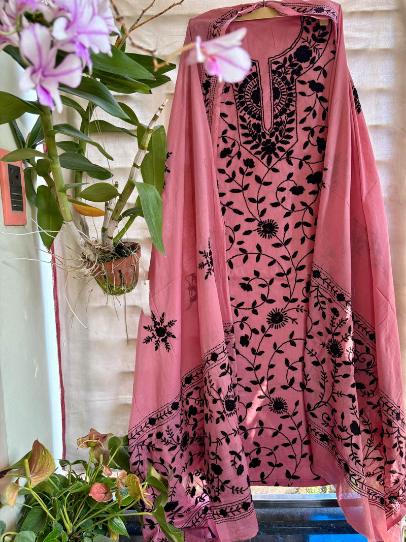 Phulkari Suit in Pure Cotton