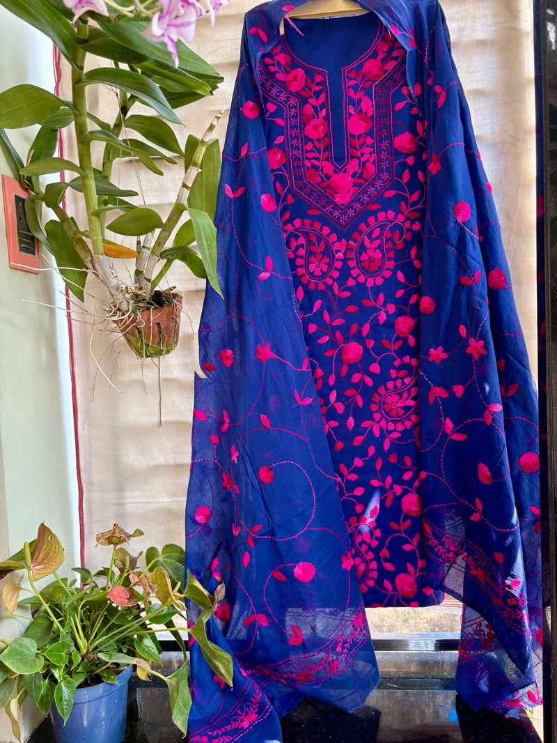 Phulkari Suit in Pure Cotton