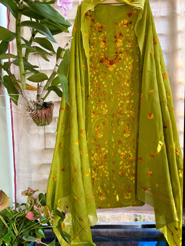 Phulkari Suit in Pure Cotton