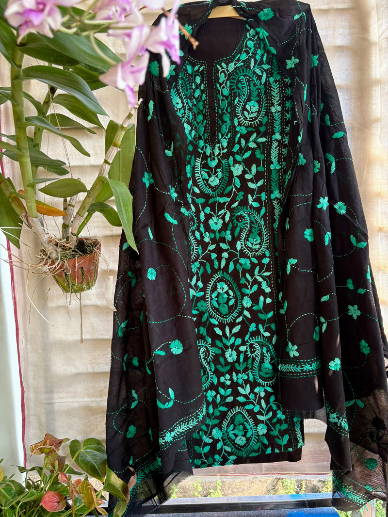Phulkari Suit in Pure Cotton