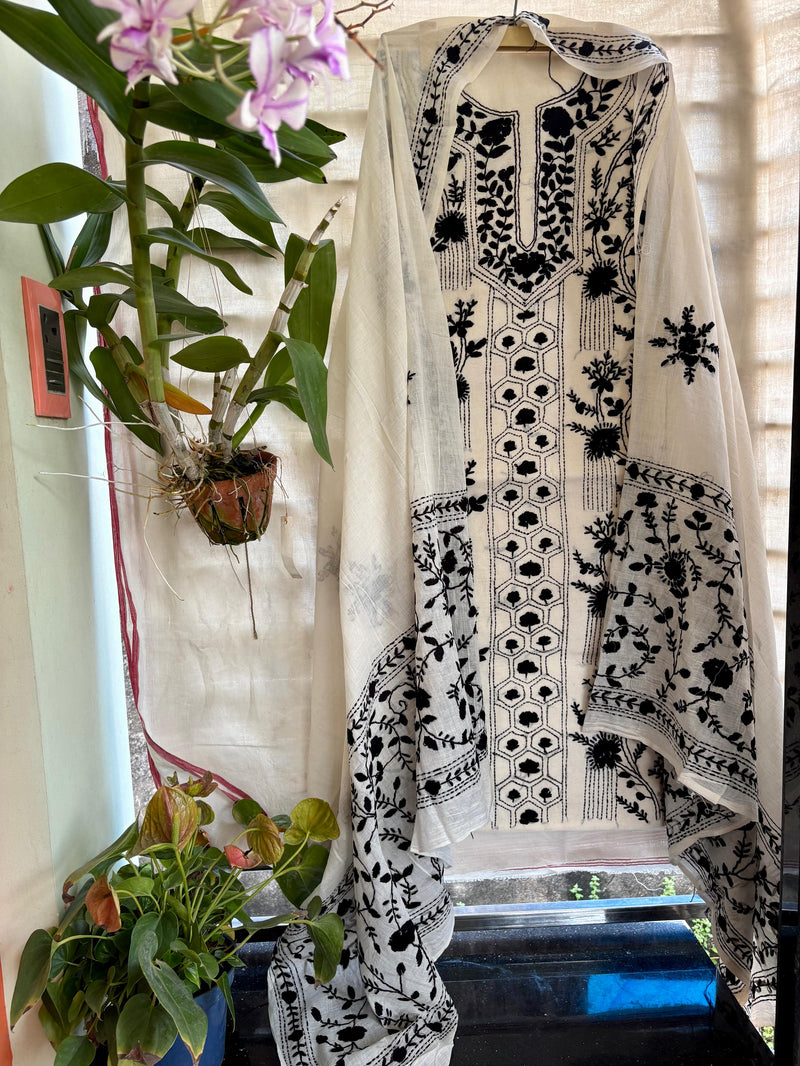 Phulkari Suit in Pure Cotton