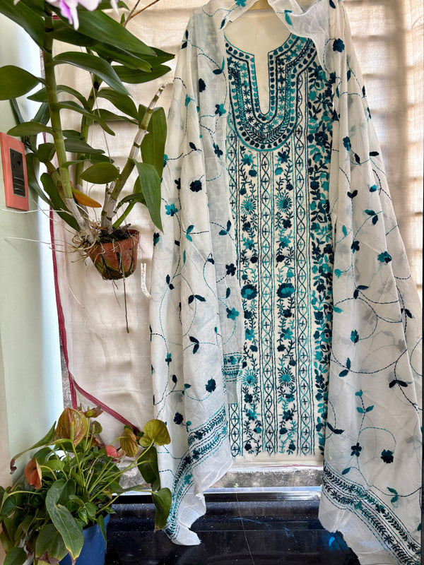 Phulkari Suit in Pure Cotton