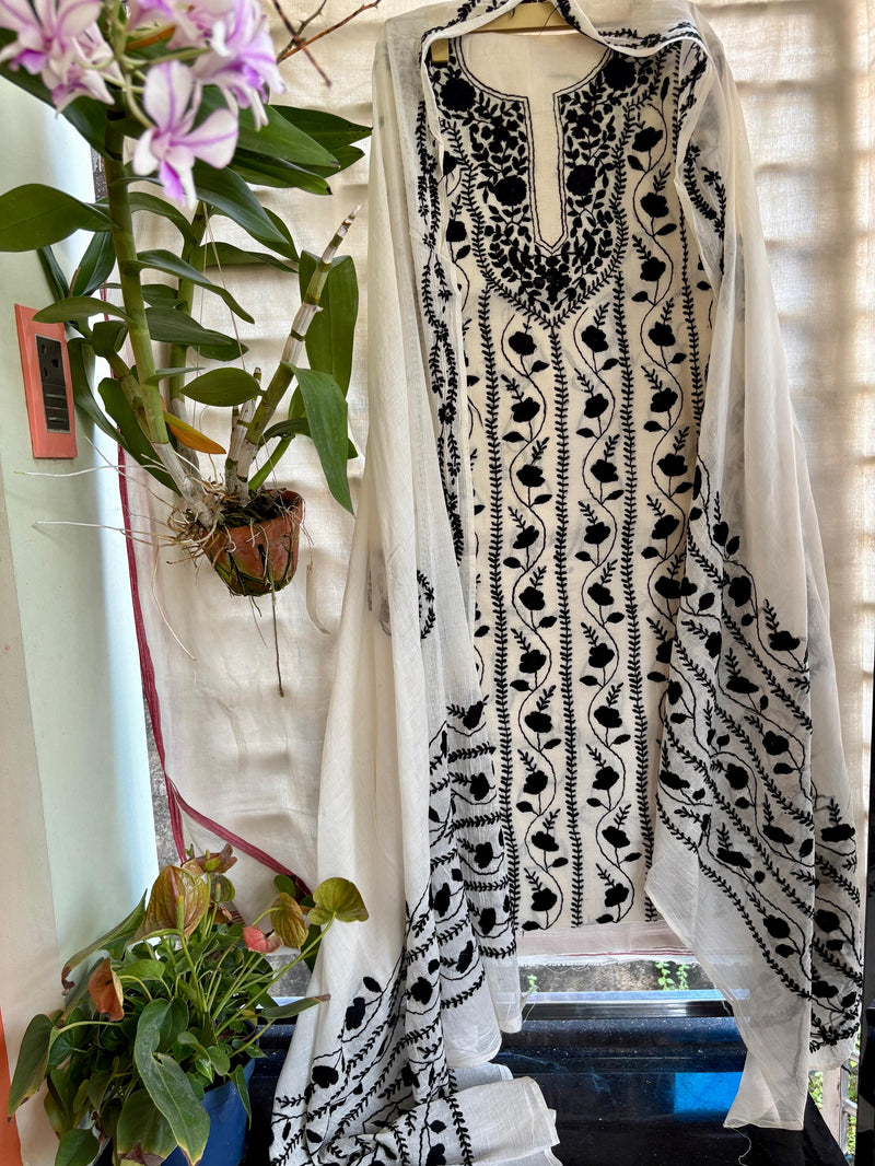 Phulkari Suit in Pure Cotton