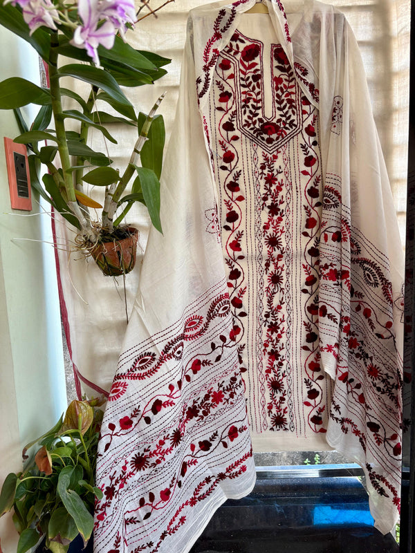 Phulkari Suit in Pure Cotton