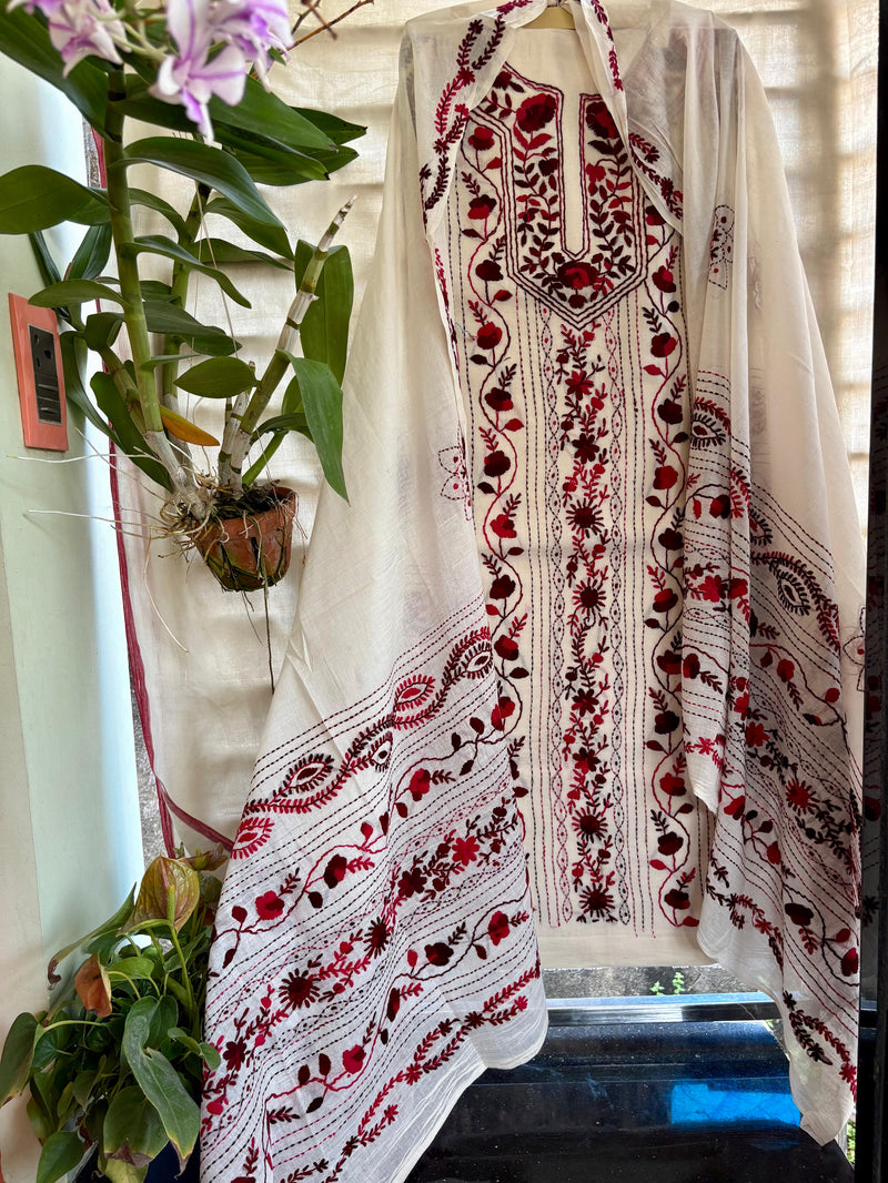 Phulkari Suit in Pure Cotton