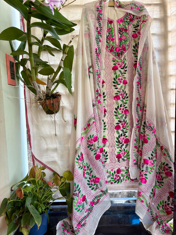 Phulkari Suit in Pure Cotton
