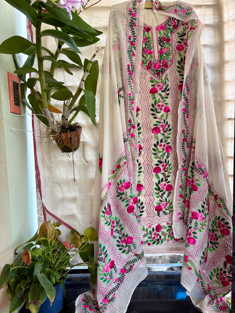 Phulkari Suit in Pure Cotton