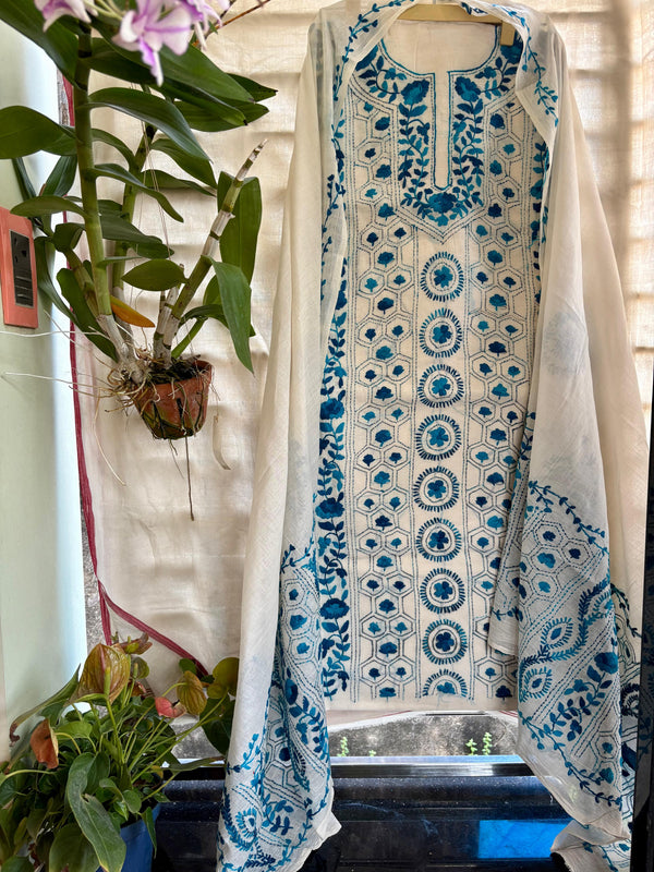 Phulkari Suit in Pure Cotton