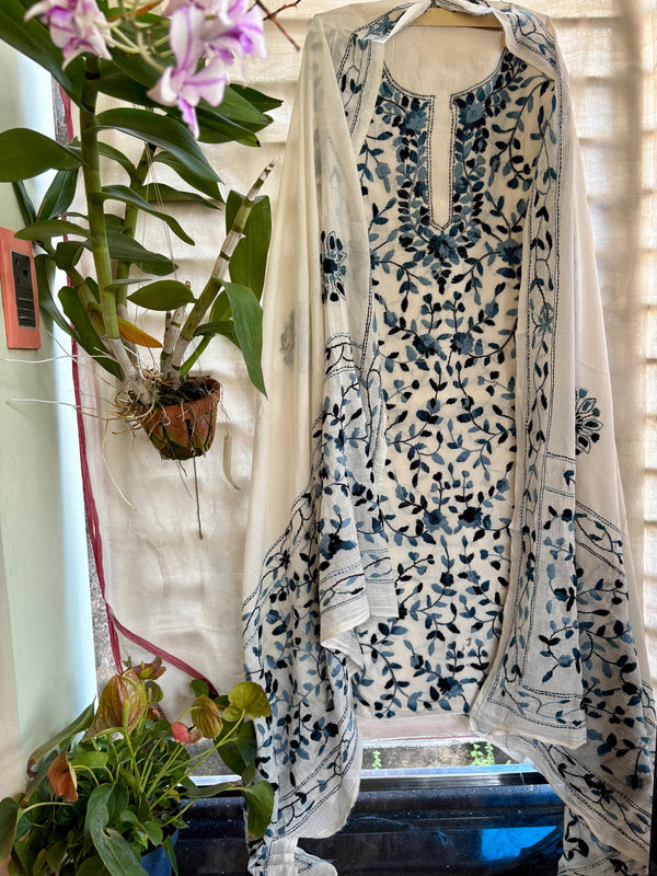Phulkari Suit in Pure Cotton