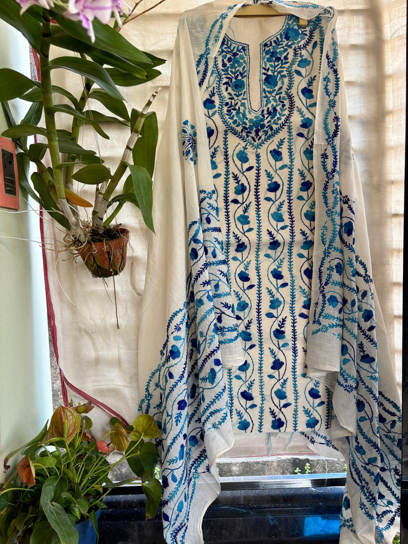 Phulkari Suit in Pure Cotton