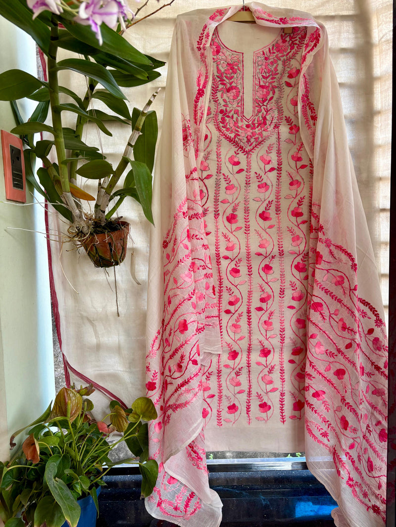Phulkari Suit in Pure Cotton