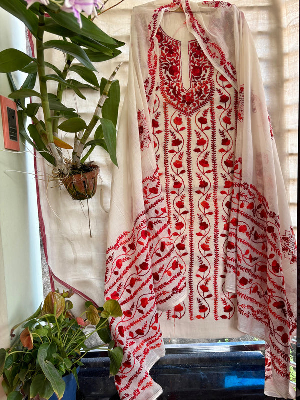 Phulkari Suit in Pure Cotton