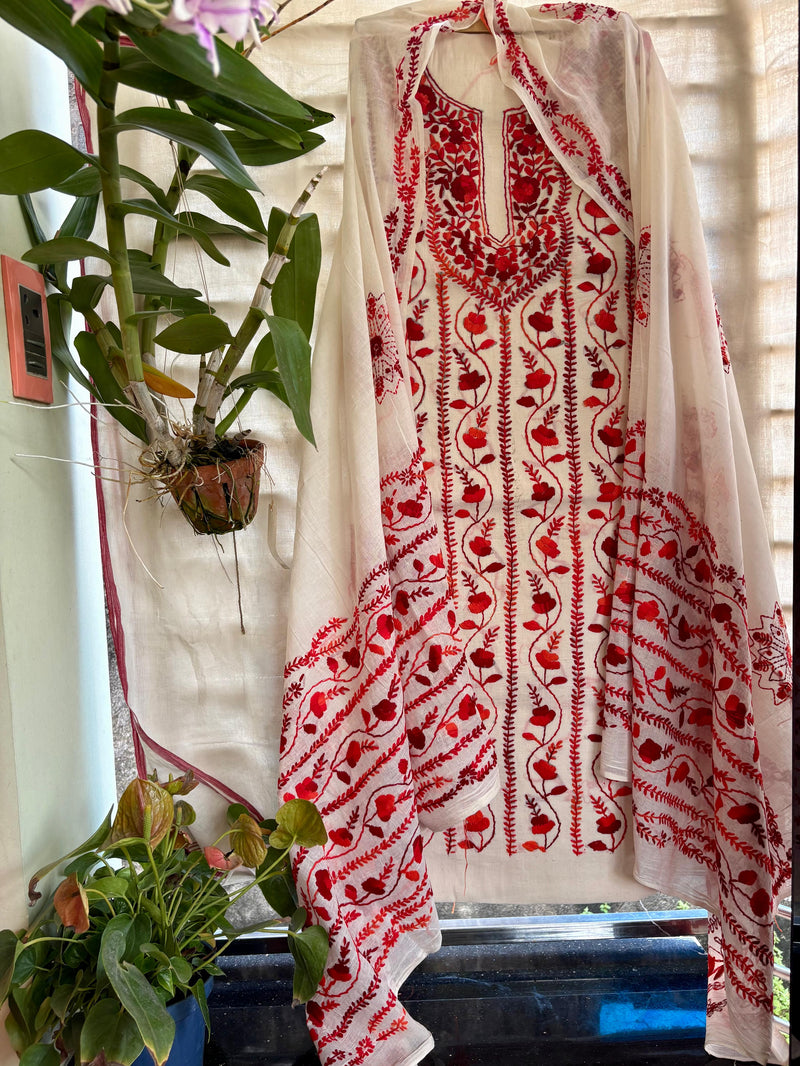 Phulkari Suit in Pure Cotton