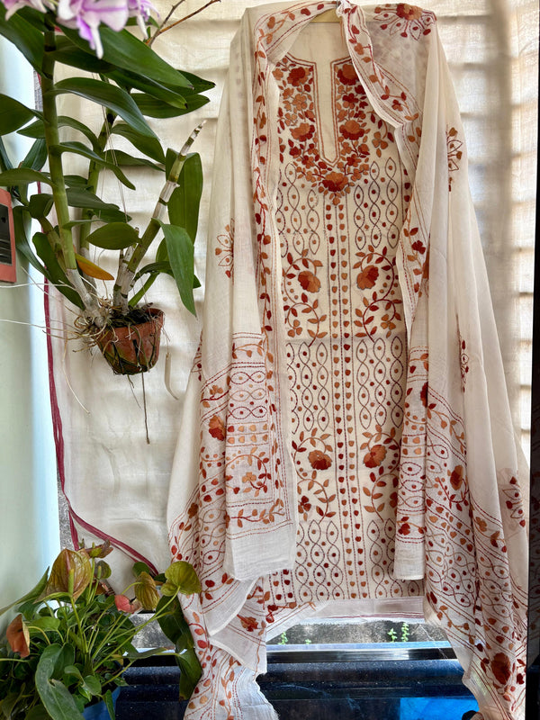Phulkari Suit in Pure Cotton