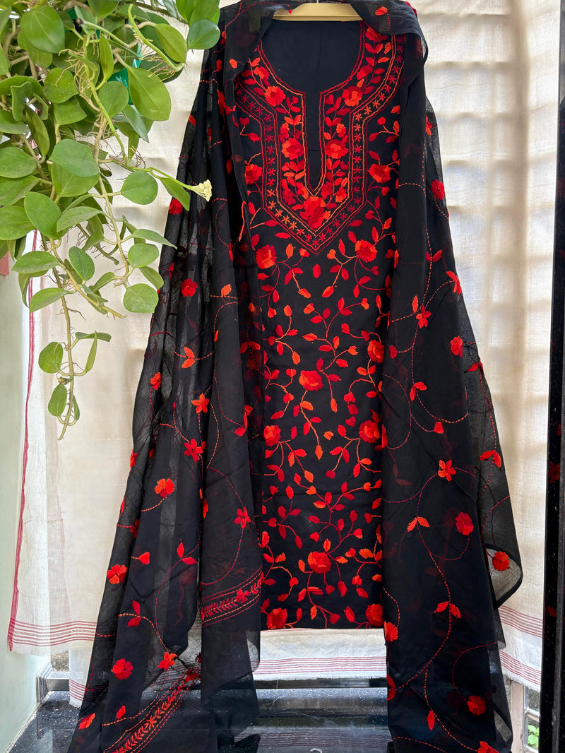 Phulkari Suit in Pure Cotton