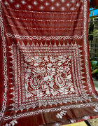 Kantha Work Saree