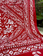 Kantha Work Saree